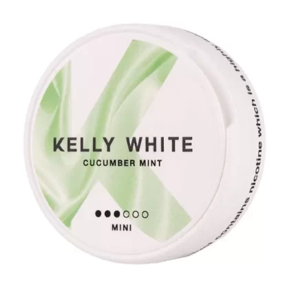 Cucumber Mint Mini Nicotine Pouches by Kelly White
