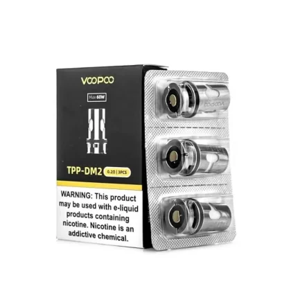 Voopoo TPP Mesh Replacement Coil (3 Pack) - SIZE#D1 MESH 0.15OHM (60W-80W)>D2 MESH 0.2OHM (40W-60W)>D3 MESH 0.15OHM (80W-100W)>D4 MESH 0.3OHM (32W-40W)