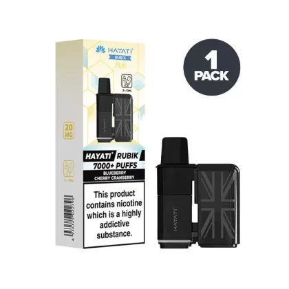 Blueberry Cherry Cranberry Hayati Rubik 7000 Prefilled Pods