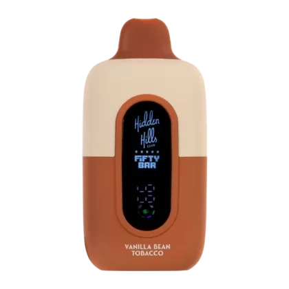 Vanilla Bean Tobacco Hidden Hills X Fifty Bar - Consumer; Vape Product; 5 Pack, Single