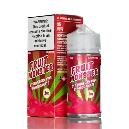 Fruit Monster - Strawberry Kiwi Pomegranate - 100mL - 3mg