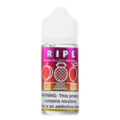 Ripe Collection Peachy Mango Pineapple Vape e-liquid 100mL - Beyondvape