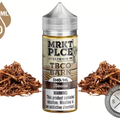 Tobacco TBCO BARN by MRKT PLCE 100ml
