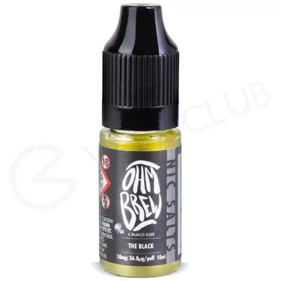 The Black E-liquid by Ohm Brew 50/50 Nic Salts