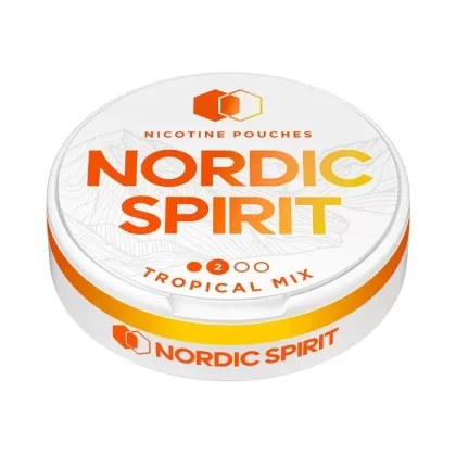 Nordic Spirit Tropical Mix Nicotine Pouches - Regular 6mg, Strong 9mg