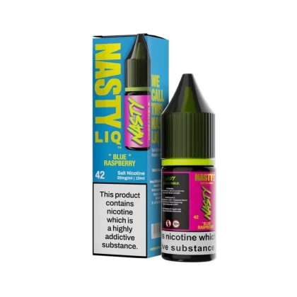 NASTY JUICE NASTY LIQ BLUE RASPBERRY 10ML NIC SALT E-LIQUID