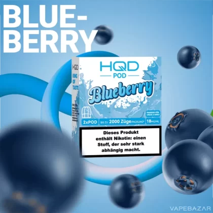 HQD Cirak 2 Pods – Blueberry - HQD Cirak / Nein / 2ml / 18mg/ml