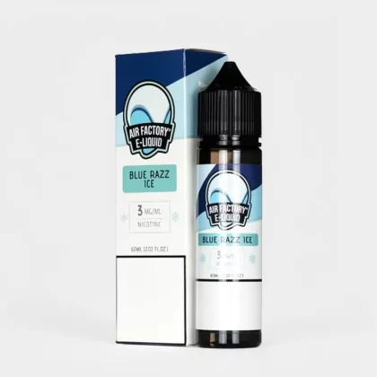 Air Factory Blue Razz Ice 60ml Freebase E-Liquid - Vape Product, Vape Product; Vape Product, Vape Product (A3E372)