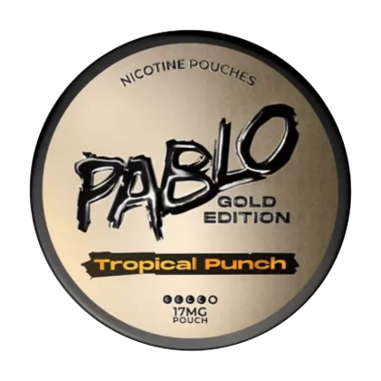 Tropical Punch Pablo Gold Edition Nicotine Pouches - 17mg - Vape Product (D7EAEC)
