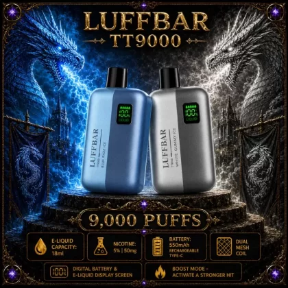 LUFFBAR TT9000 - Cool Mint - Vapeciga