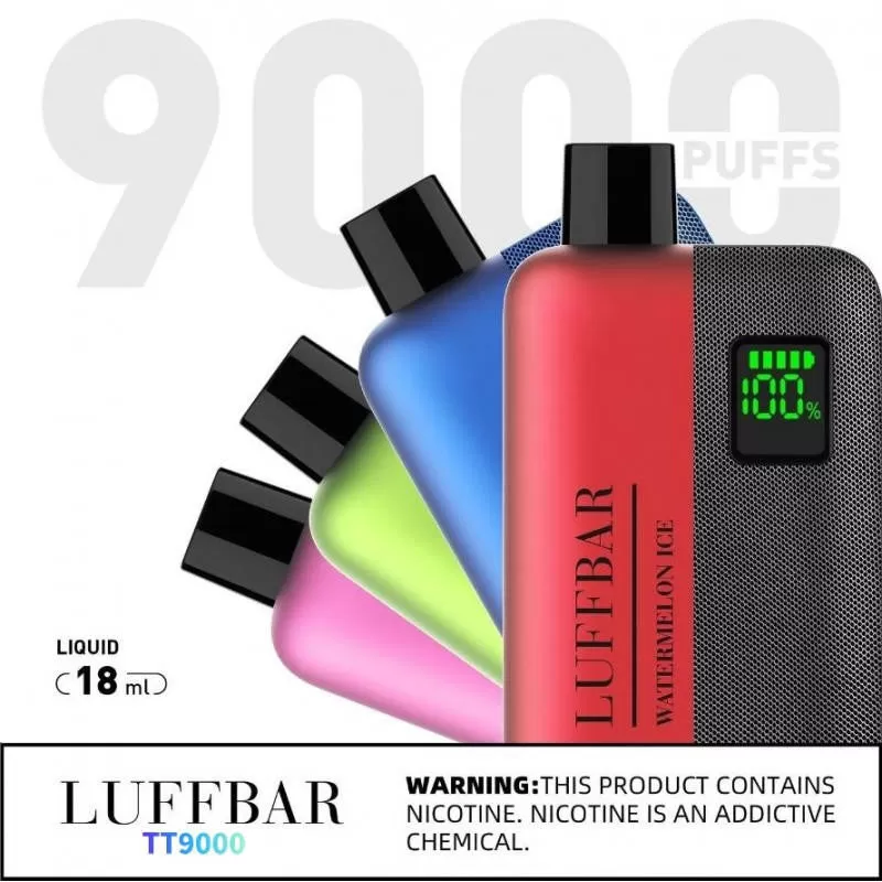 LUFFBAR TT9000 - Cool Mint - Vapeciga - Image 3