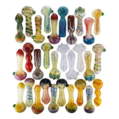 (BULKIES) ASSORTED HAND PIPES LARGE 30CT