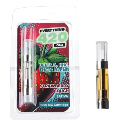 Everything 420 Strawberry Cough THC-A Cartridge – 1000mg