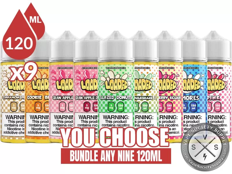 Loaded Bundle 9x120ml (1080ml)