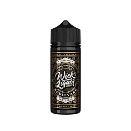 Wick Liquor Boulevard Shattered 100ml Shortfill E-Liquid - Vapestore Co