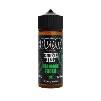 Shamrock Cookie 100ml Shortfill E-Liquid by Sadboy
