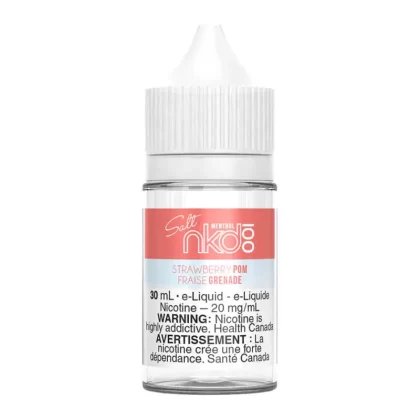 Naked100 Salt Nic E-Liquid - Strawberry Pom 30ml - 12mg/ml