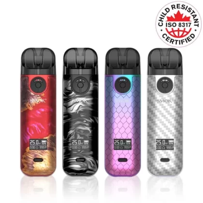 Smok Novo 4 Open Pod Kit [CRC Version] - Black Carbon Fiber