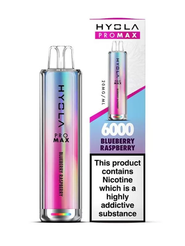 Hyola Pro Max 8000 Prefilled Pod Kit - Raspberry Rhubarb - Nykecigs - Image 2