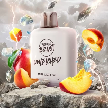 Level X G2 Ultra Flavour Beast Unleashed Pods – Epic Peach Mango Ice, 50K Puffs