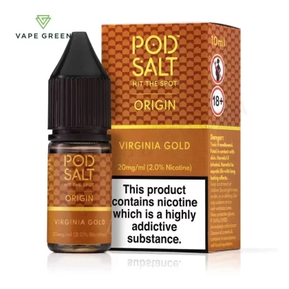 Virginia Gold Nic Salt E-Liquid by Pod Salt Origin - Eliquidsupply