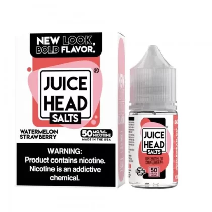Juice Head Salts Premium E-Liquid 30ml - Strawberry Cream DESSERTS / 50mg - Skullvaping