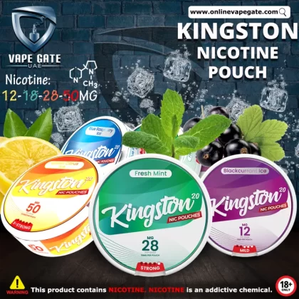 Kingston Nicotine Pouches - 28 mg / Lemomn Citrus Ice