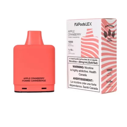 ZPODS LEX Pod System – 10K Puff – Apple Cranberry - Ecigdepot