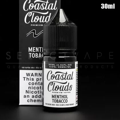 Coastal Clouds – Menthol Tobacco Nic Salt 30ml