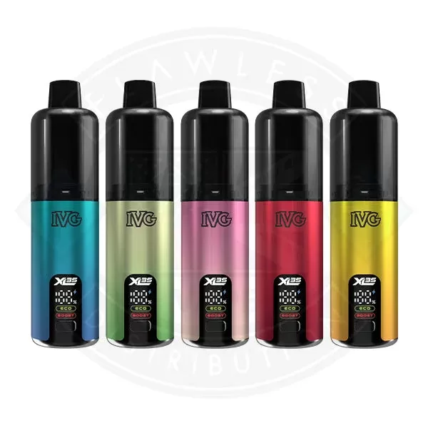 IVG XL35 Prefilled Vape Kit - Green Apple, Guava Pineapple Passionfruit