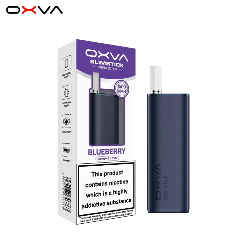 Oxva SlimStick Prefilled Pod Vape Kit - Black (Kiwi Passion Fruit) - Image 3