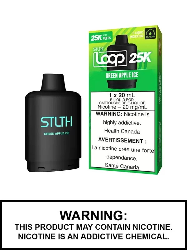 Green Apple Ice STLTH Loop 25K Pods