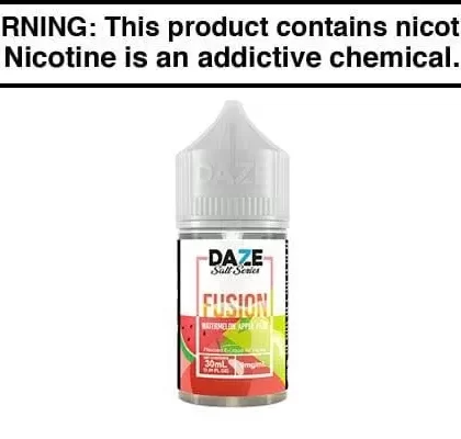 WATERMELON APPLE PEAR BY 7 DAZE FUSION SALT 15ML/30ML - Vapejuice
