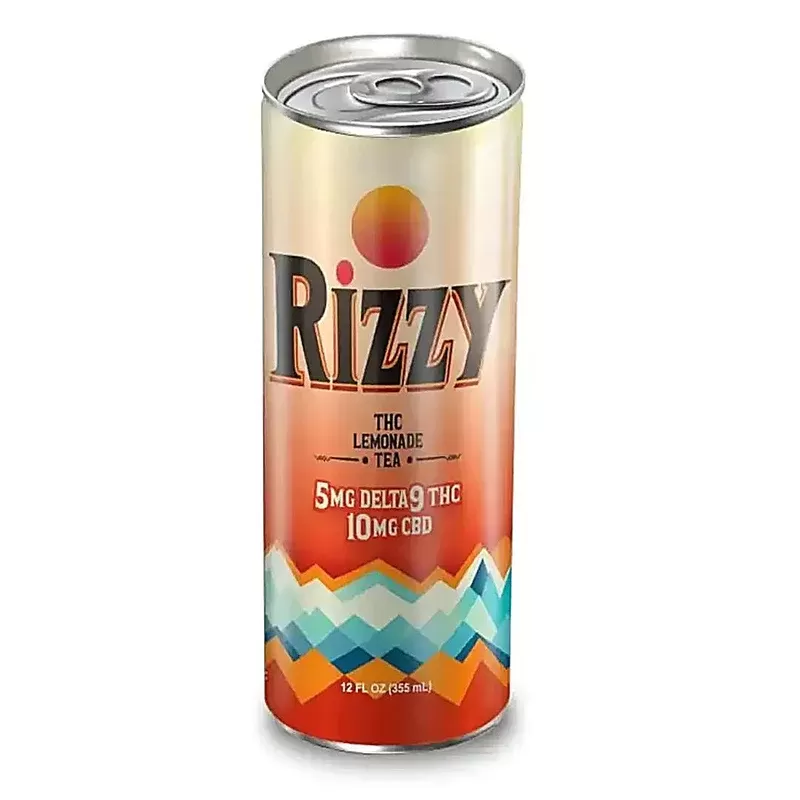 Rizzy THC Lemonade Tea 5 MG Delta-9 + 10 MG CBD