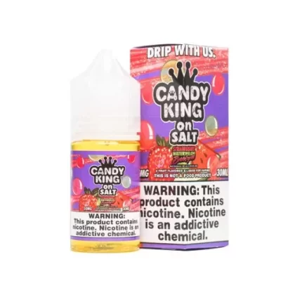 Strawberry Watermelon Bubblegum Salt E-Liquid 30ml by Candy King on Salt E-Juice
