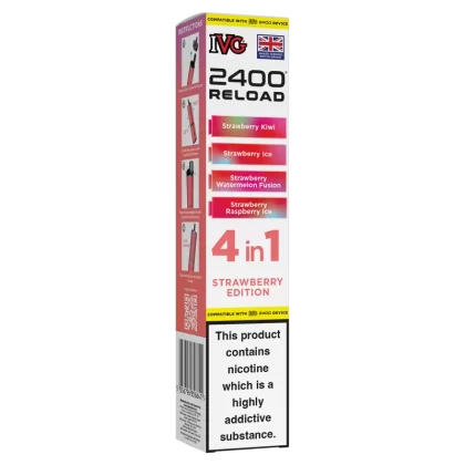 Strawberry Edition IVG 2400 Refill Pods - 20mg - Vape Product