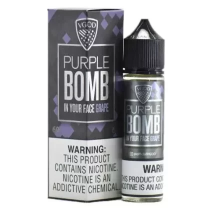 VGOD PURPLE BOMB 60ML - Nicotine Level#3%>6%>0 NICOTINE