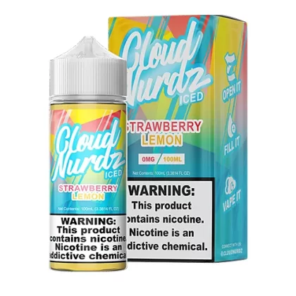 Strawberry Lemon Iced by Cloud Nurdz 100ml - Vape Product, Vape Product
