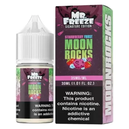 Mr.Freeze Moon Rocks Strawberry Frost Salt 30ml E-Juice - Eliquidsupply