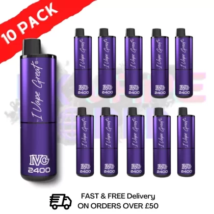 Box Of 10 – Blackcurrant Edition IVG 2400 Prefilled Pen Kit