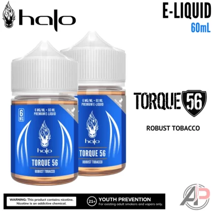 Halo Torque 56 Robust Tobacco E-Liquid 60mL - Vape Product, Vape Product