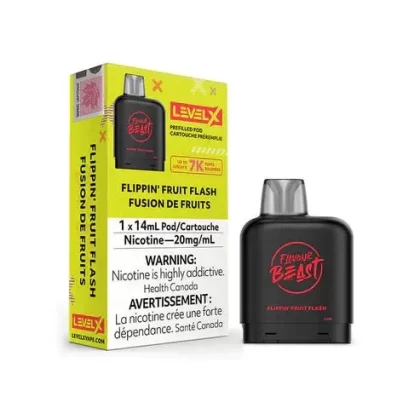 Level X Flippin’ Fruit Flash Flavour Beast Pods - Eliquidsupply