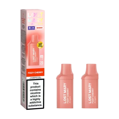 Fizzy Cherry Lost Mary BM600 Pods - 20mg - Vape Product (8CDA62)