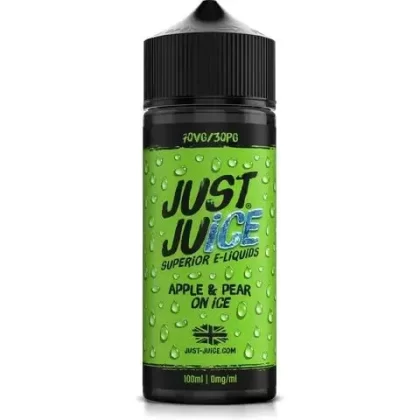 Just Juice Iconic 100ml Shortfill E-Liquid - Flavour#Banana & Mango>Watermelon & Cherry>Apple & Pear on Ice>Berry Burst>Blood Orange>Blue Raspberry>Kiwi & Cranberry on Ice>Lemonade>Mango & P