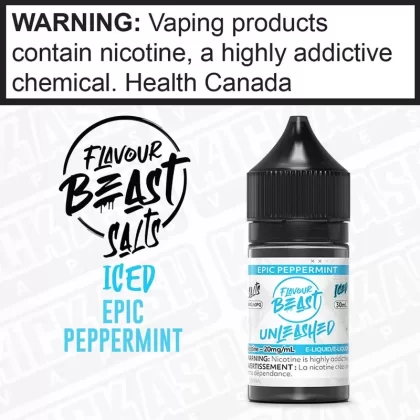 Epic Peppermint Iced by Flavour Beast Salt Unleashed Series