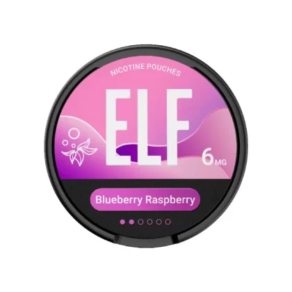 Elf Bar Elf Blueberry Raspberry Nicotine Pouches - 12mg