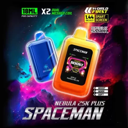 Spaceman Nebula Plus 25K - Black Peach Lemon