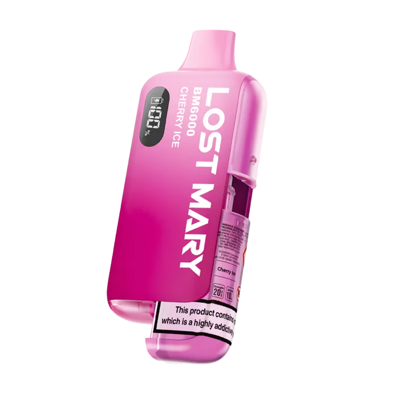 Lost Mary BM6000 Vape Kit - Blue Razz Lemonade / 10mg - Ecigwizard - Image 3