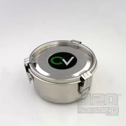 .35 Liter C-Vault Medium Metal Storage Jar With Boveda Packs - Vape Store