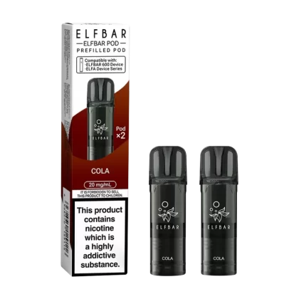 Cola Elfbar 600 Pods - 20mg - Vape Product (326229)